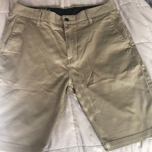 Volcom beige shorts
